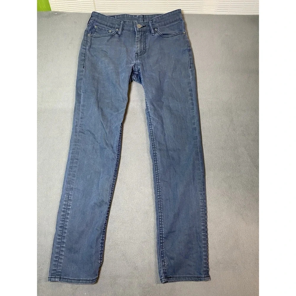 Levi's 511 Commuter Jeans Cycling Bicycle Reinforced Crotch U Lock Loop Reflect